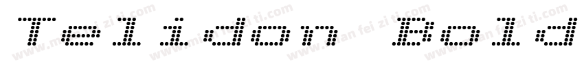 Telidon Bold字体转换